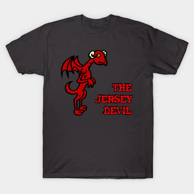 The Jersey Devil T-Shirt by FieryWolf